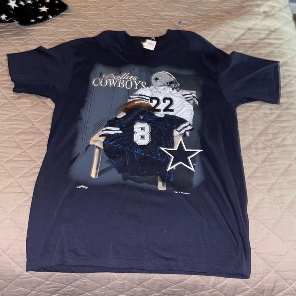 Vintage Deadstock Dallas Cowboys 1994 Large Y2K 90s Football Graphic Embroidered